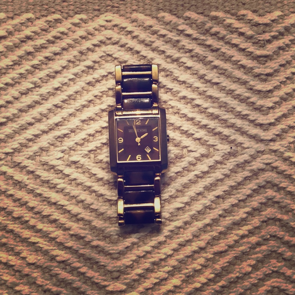 Michael kors tortoiseshell watch